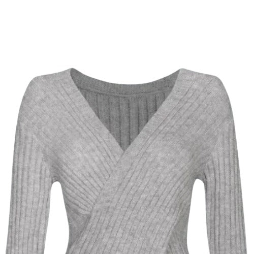 Elena - Trendy Chic Damenpullover Wein